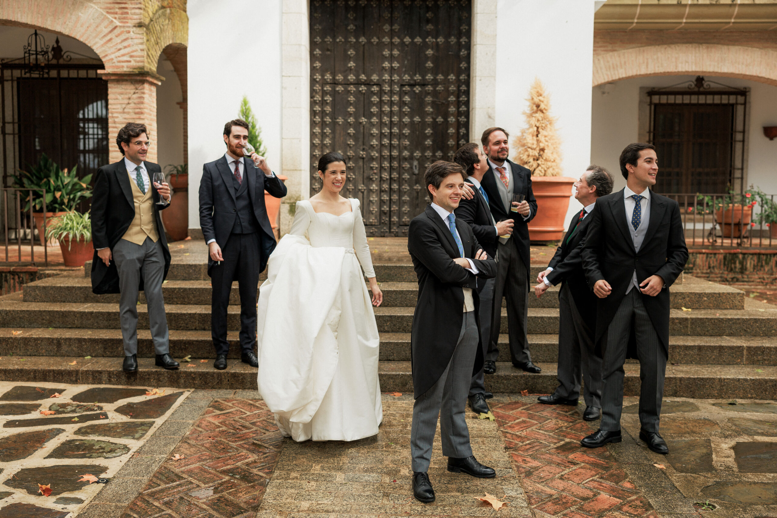 Una cena al aire libre, en un lugar de cuento.
